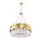 Cwi Lighting Panache 8 Light Down Chandelier With Medallion Gold Finish 1100P32-8-169 - alternate 1